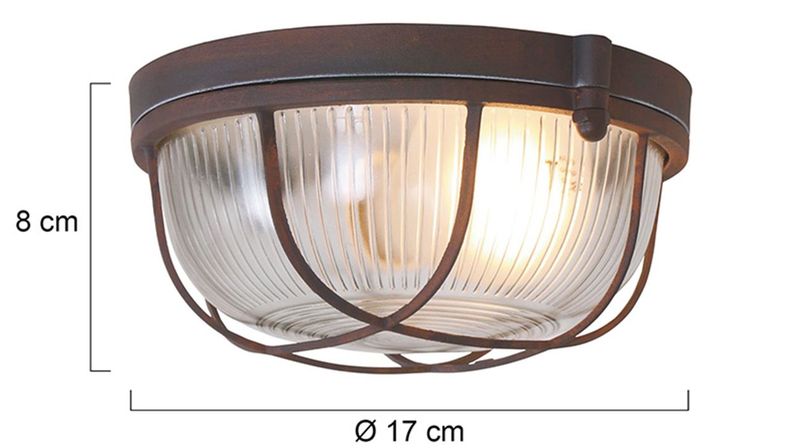 Plafondlamp 1342B Lisanne Mexlite B17 x D17 cm
