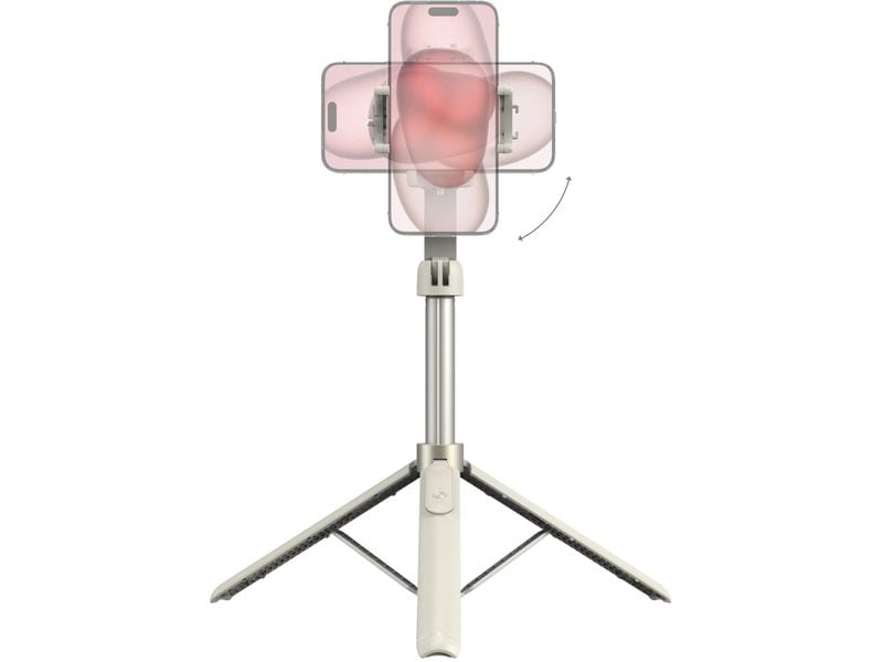 Smallrig Smartphone-Stativ Tragbar ST-25 - Weiss Selfie-Stick mit Stativfunktion