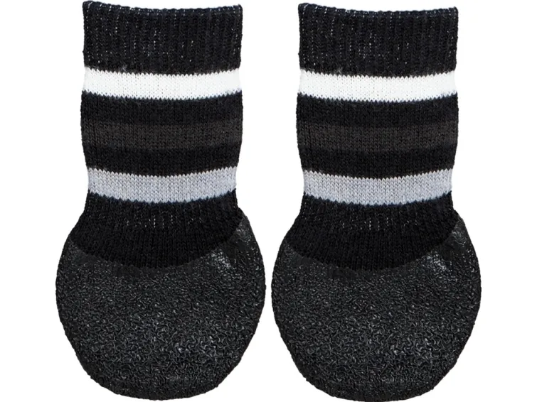 Trixie Hundesokker, non-slip, M–L, 2 stk., sort
