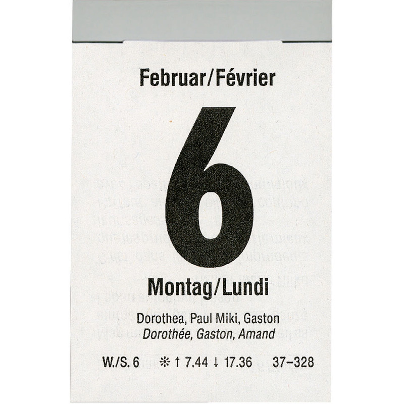 Biella Abreisskalender 2026, Nr. 3, 1 Tag / Seite