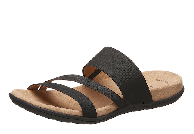 Gabor Pantolette  , Keilabsatz, Sommerschuh, Schlappen mit atmungsaktivem Lederfutter