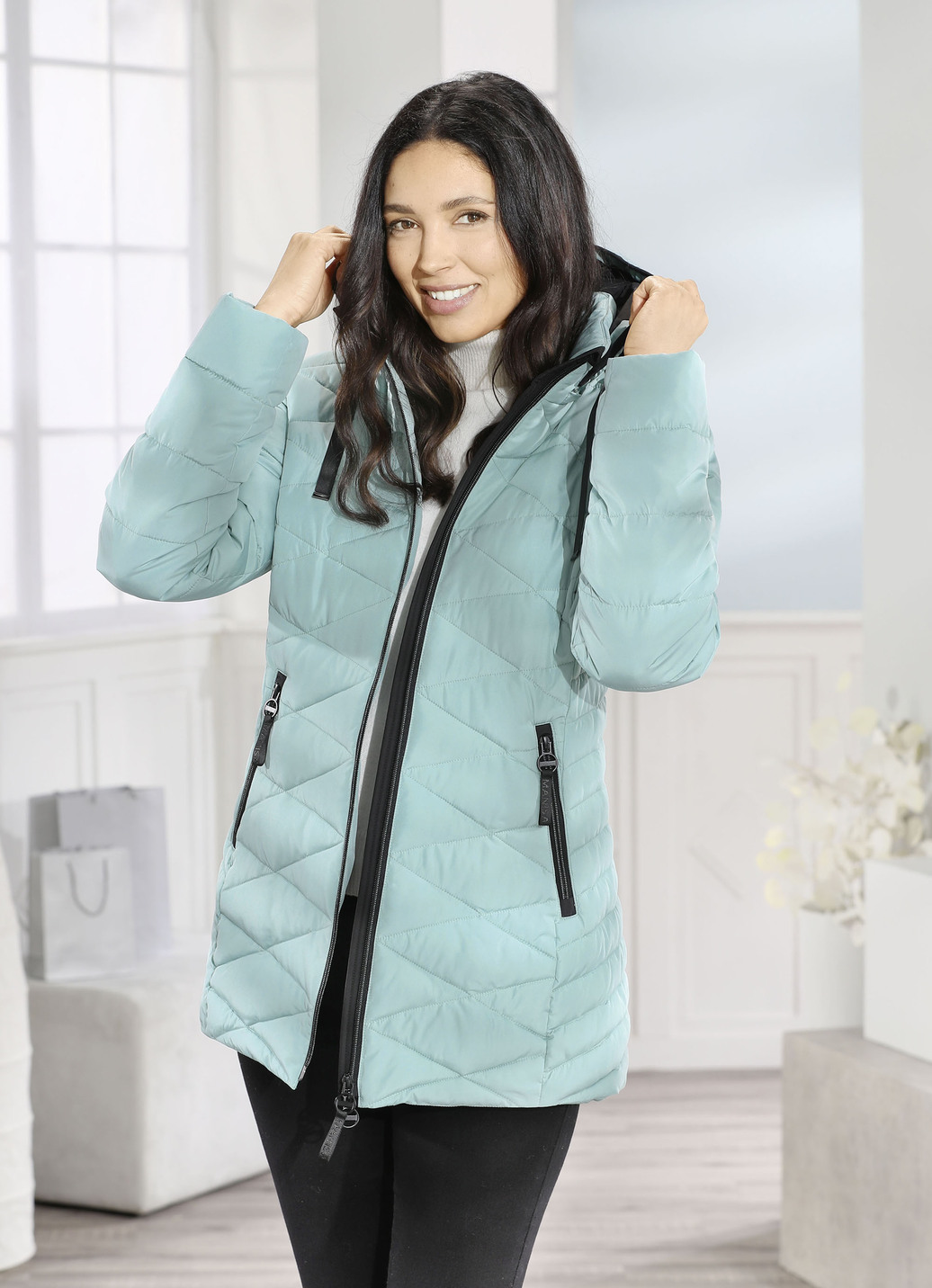 Jacke aus recycelten Fasern