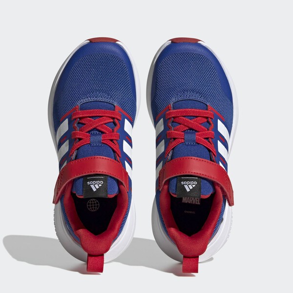 ADIDAS ORIGINALS CHAUSSURE À LACETS ÉLASTIQUES ET SCRATCH SUR LE DESSUS ADIDAS X MARVEL FORTARUN SPIDER-MAN 2.0 CLOUDFOAM