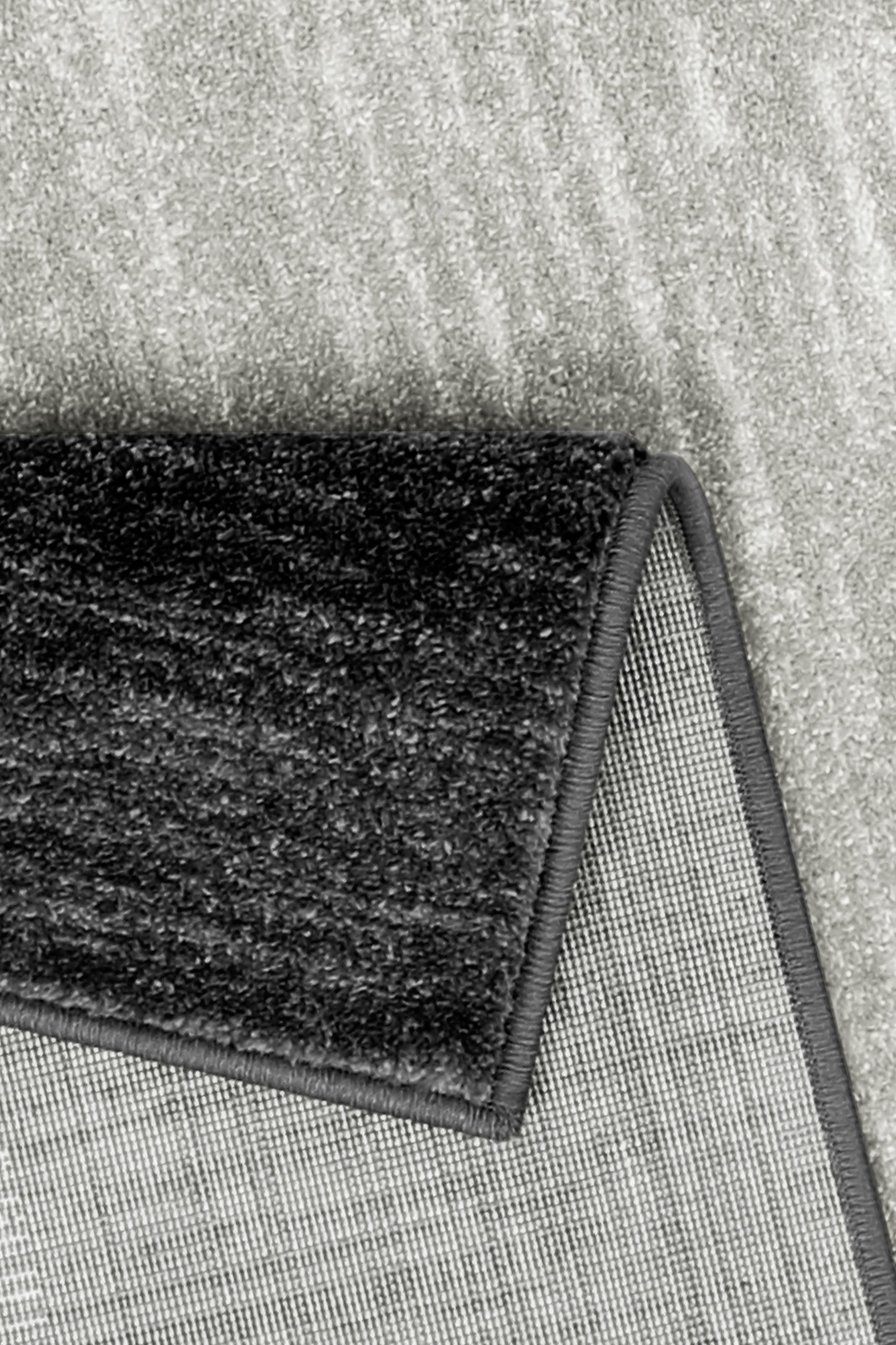my home Teppich »Melvin« rechteckig 8 mm Höhe schön weich, Kurzflor Teppich Karo-Muster