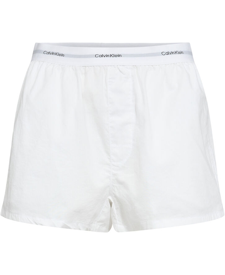 Calvin Klein LOGO WB POPLIN SHORT Classic white