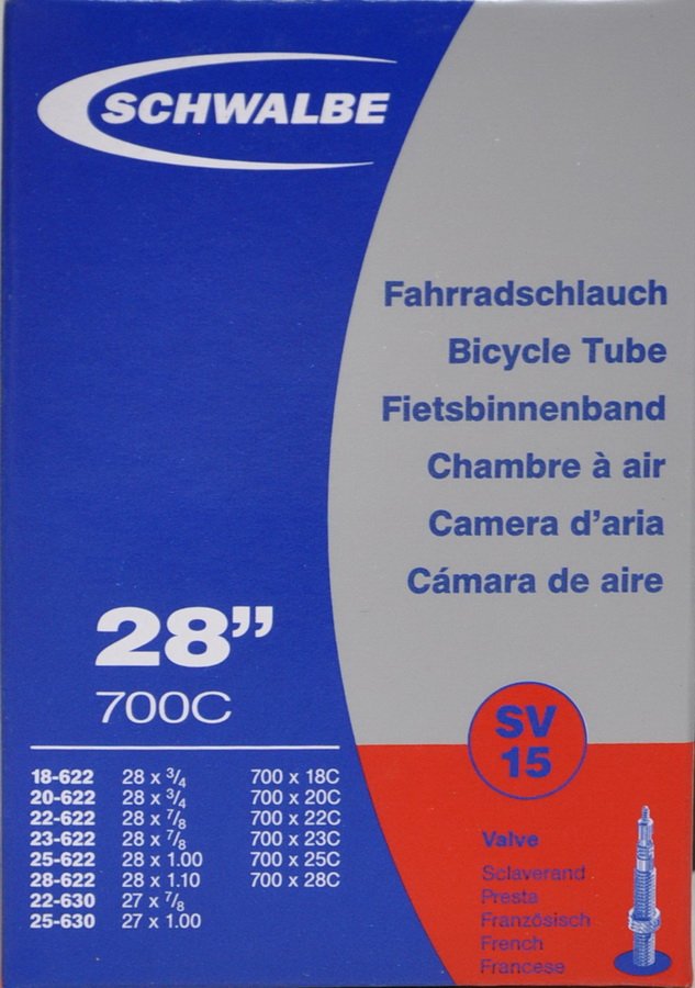 Schwalbe racerslange 700x18-28C 50 mm