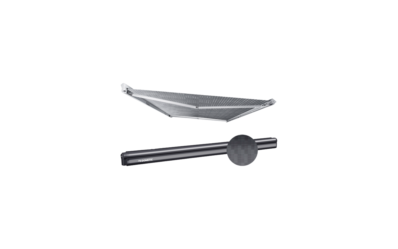 Dometic Dachmarkise mit 12 V Motor PerfectRoof PR 1500 400 cm (Anthrazit / Horizon Grey)