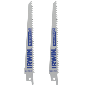 Irwin reciprozaagblad voor hout / PVC - 2 stuks - 152 mm
