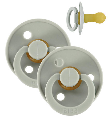 BIBS Colour Schnuller - Gr. 2 - 2er-Pack - Rund - Sage