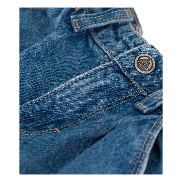 Petit Bateau Sarouel Messenger Denim | Bleu jean