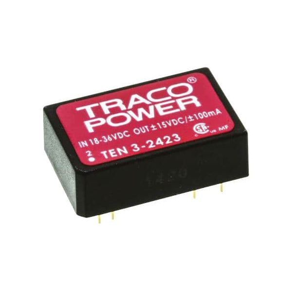 Traco Power Conversor Dc/dc 3w 18-36v Dip24 - TEN3-2423N