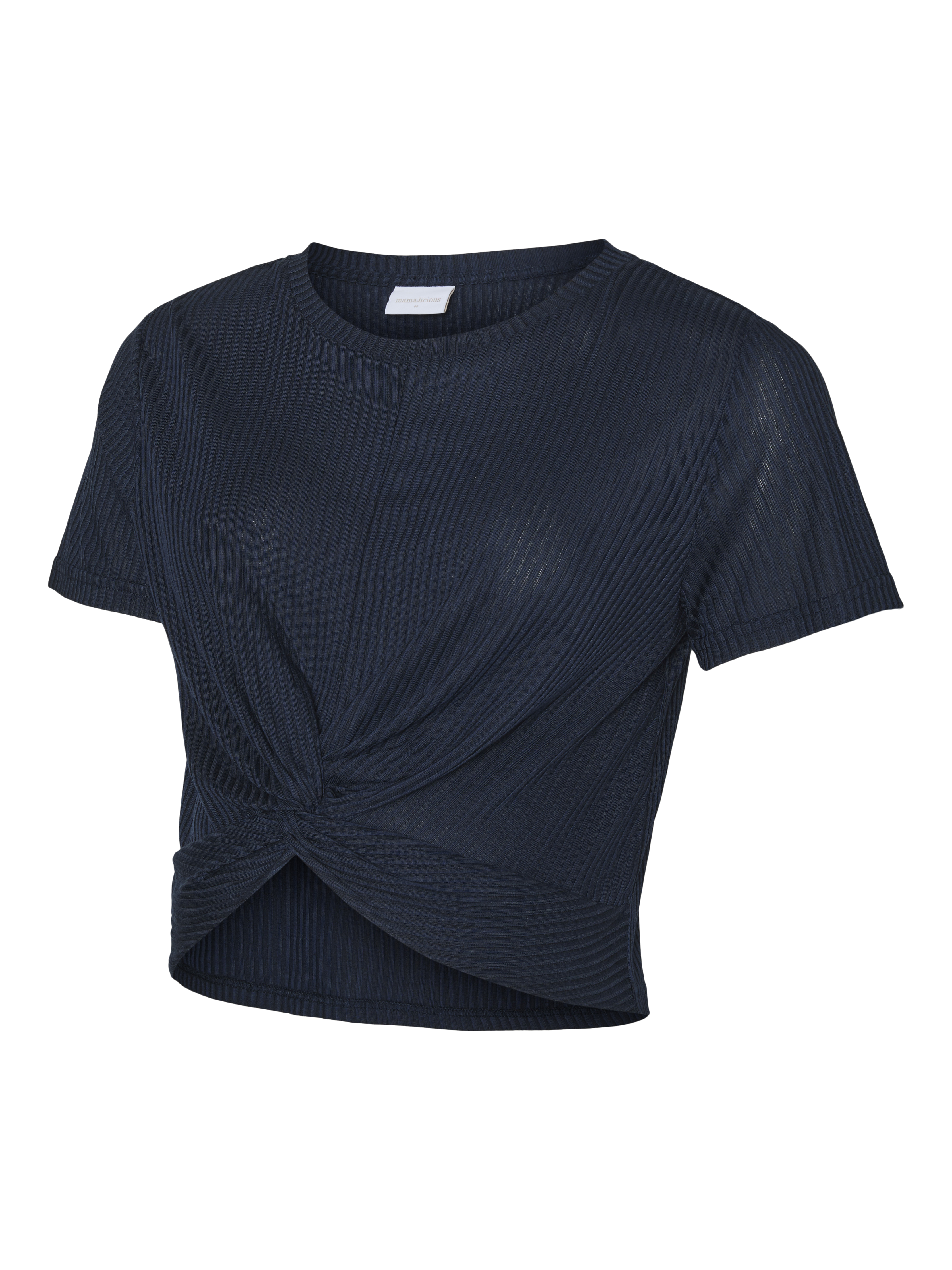 Cropped fit O-hals Top