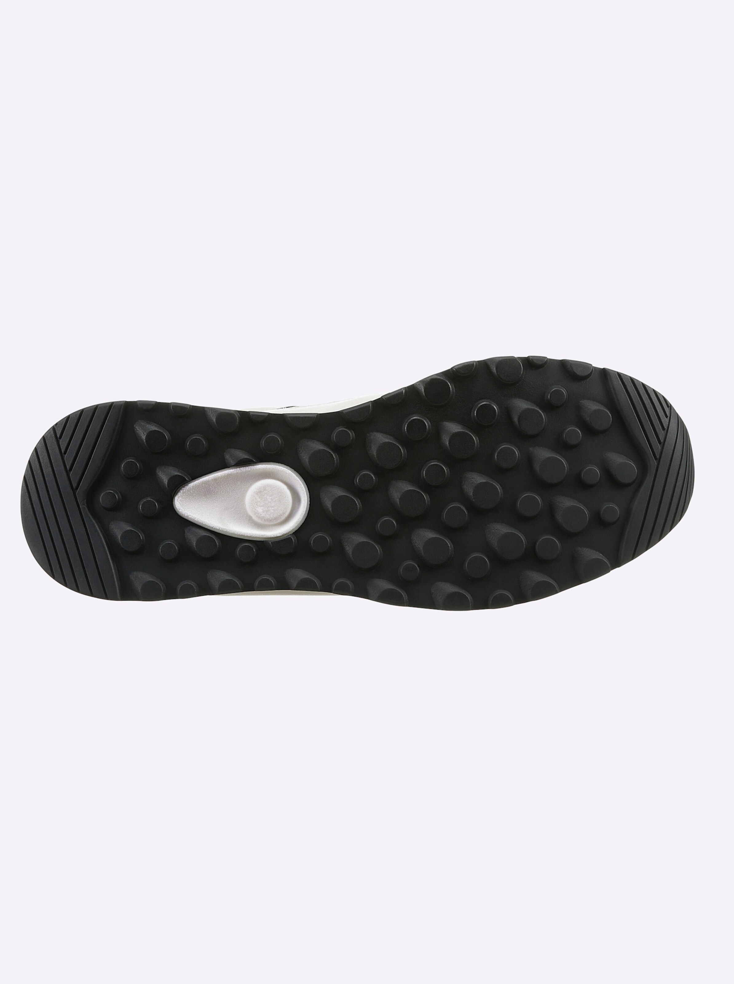heine Sneaker in beige-schwarz