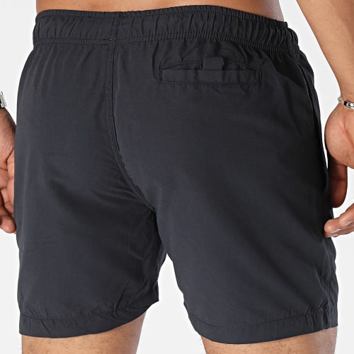 Short De Bain Logo Noir Rouge
