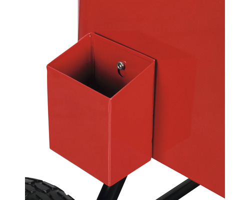 Koelwagen, koelbox, AXI handkar, koelbox, rood