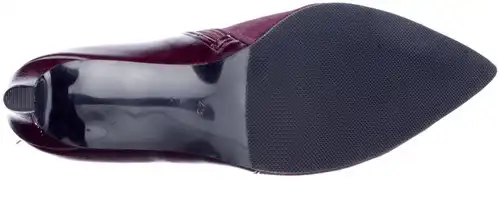 Babouche bordeaux G-Trisa-124 - maat 44 enkellaars bordeaux - maat 44 Calandschoen