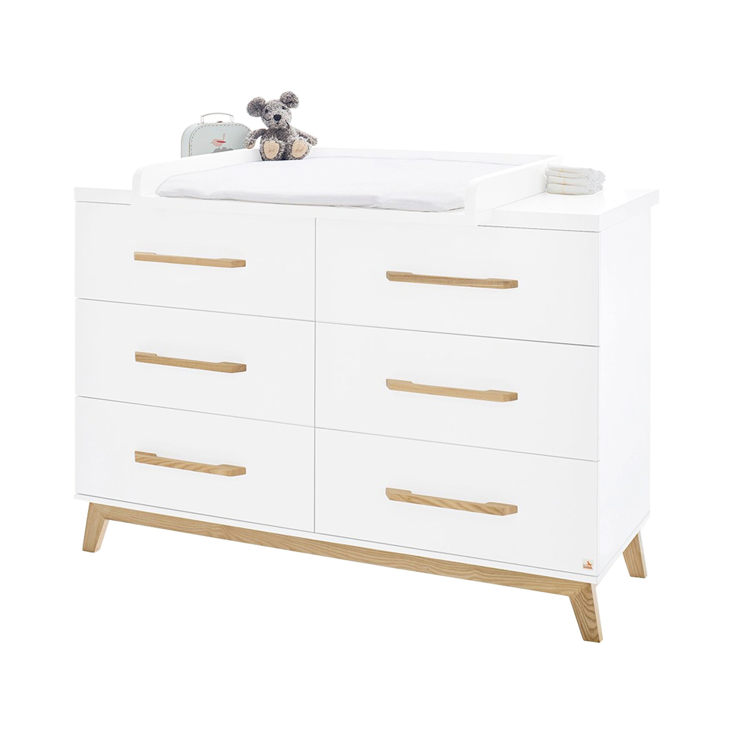 Pinolino 3-tlg. Babyzimmer Riva extrabreit groß