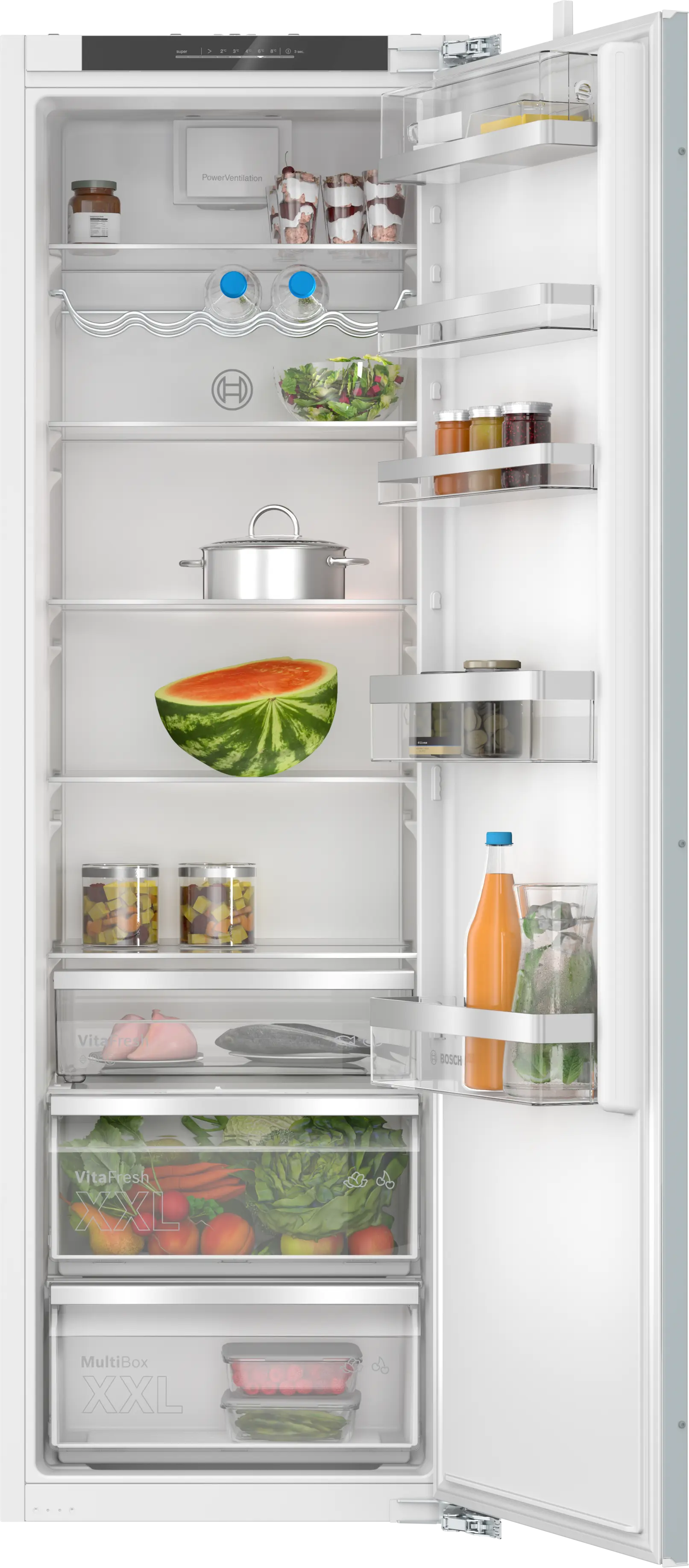 Serie 6 Inbouw koelkast 177.2 x 55.8 cm Vlakscharnier met SoftClose