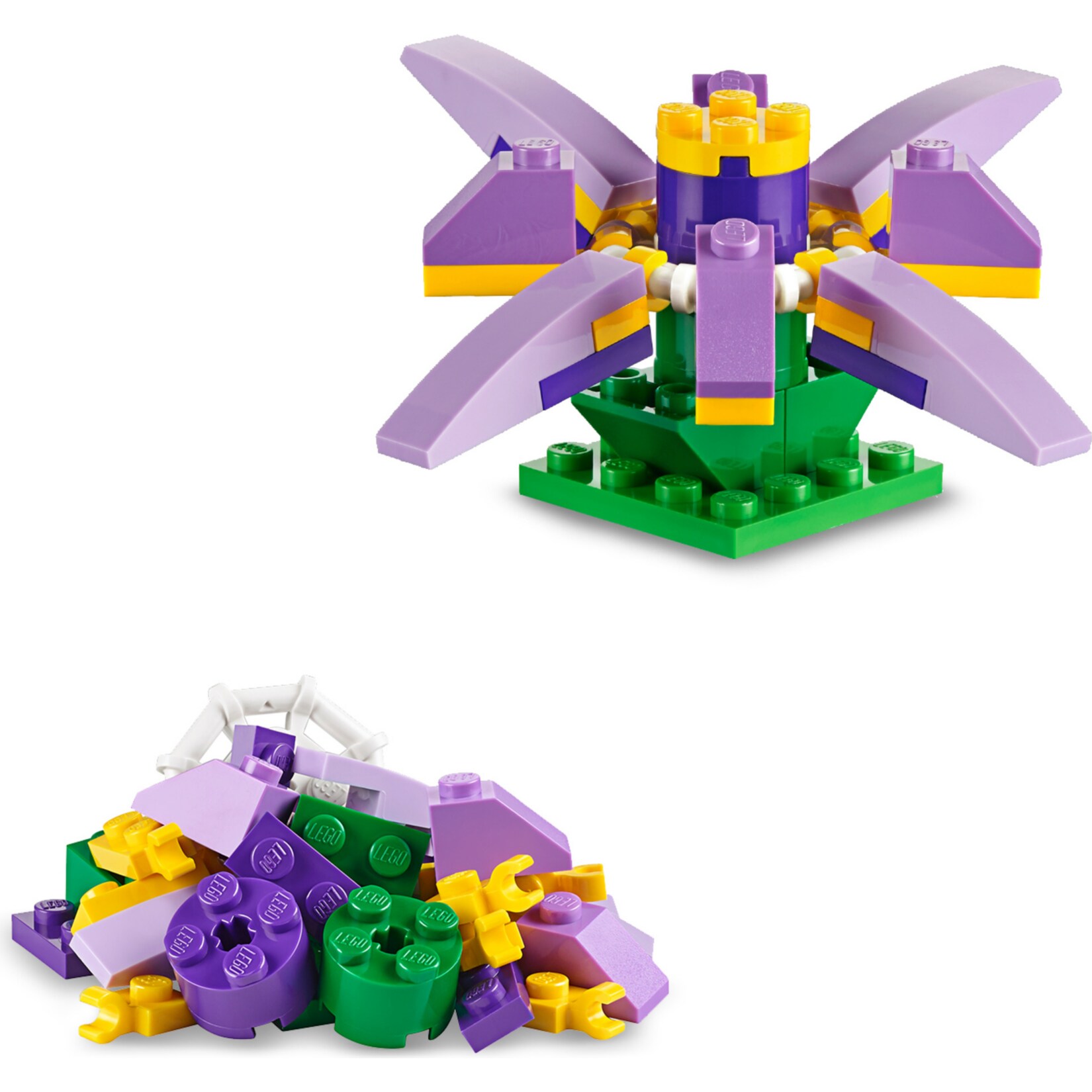 LEGO Konstruktionsspielzeug Classic Mittelgroße Bausteine-Box