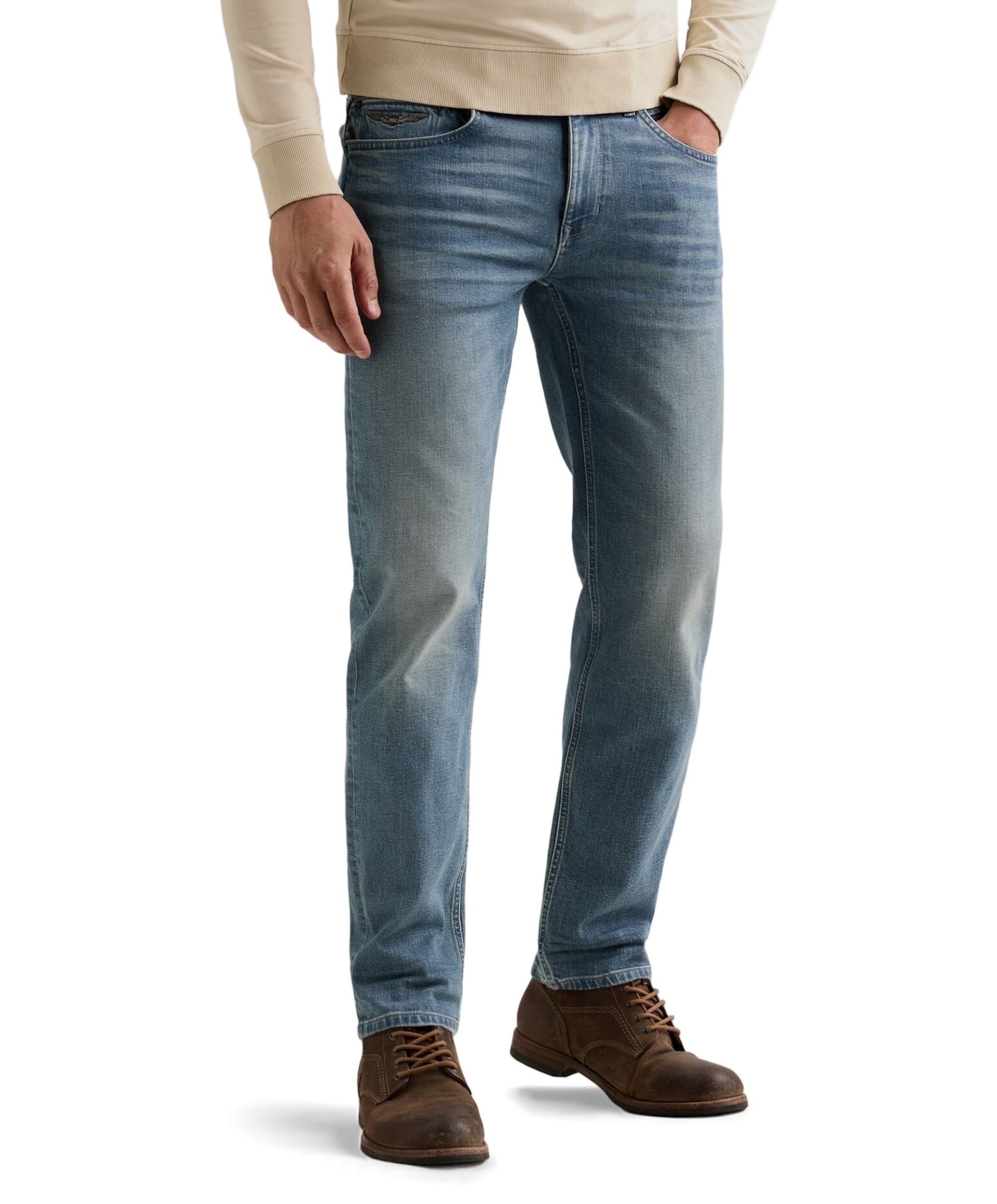PME Legend WINGLOAD DENIM FRESH BLUE heren jeans blauw