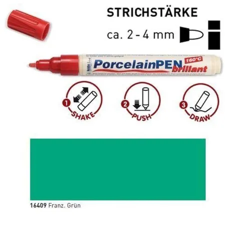 KREUL PorcelainPen brillant 160°C Französisch Grün