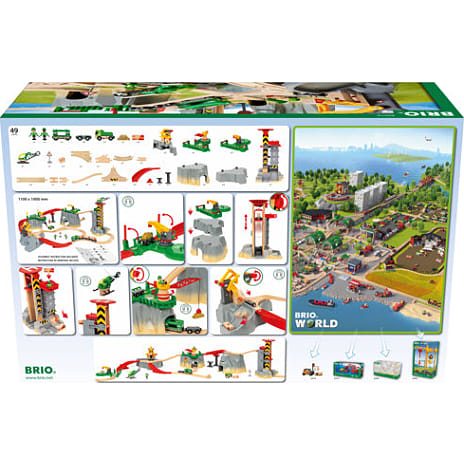 Brio 36010 togbane Cargo Mountain-sæt