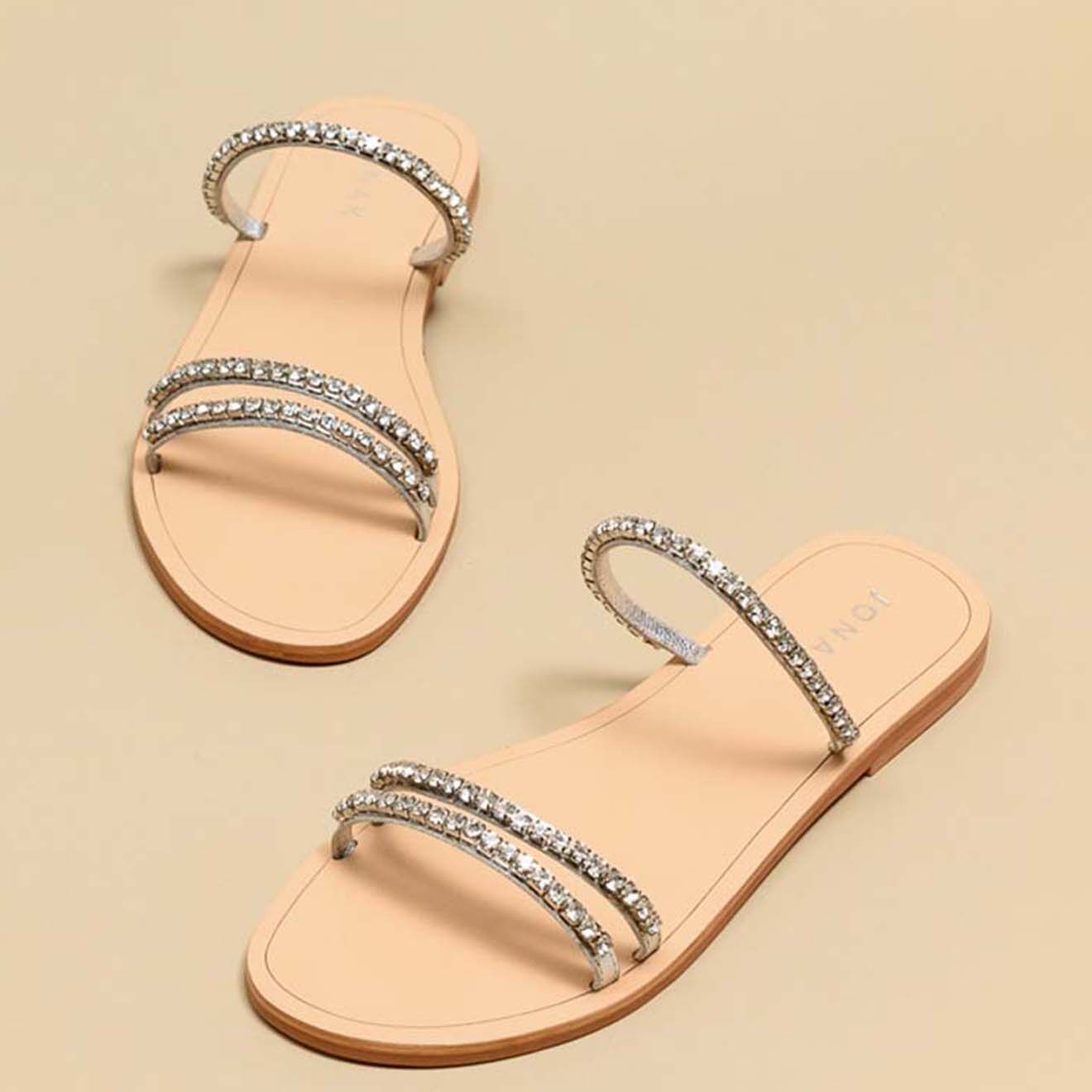 Jonak Mules en Cuir What argentées