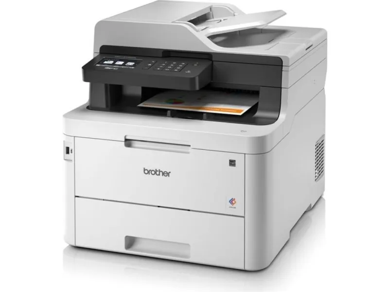 Brother MFC-L3770CDW - Multifunktionsprinter - farve - LED - Legal (216 x 356 mm) (original) - A4/Legal (medie) - op til 24 spm (udskriver) - 280 ark - 33.6 Kbps - USB 2.0, LAN, Wi-Fi(n), USB vært, NFC - med Brother PRINT AirBag til 15.000 sider
