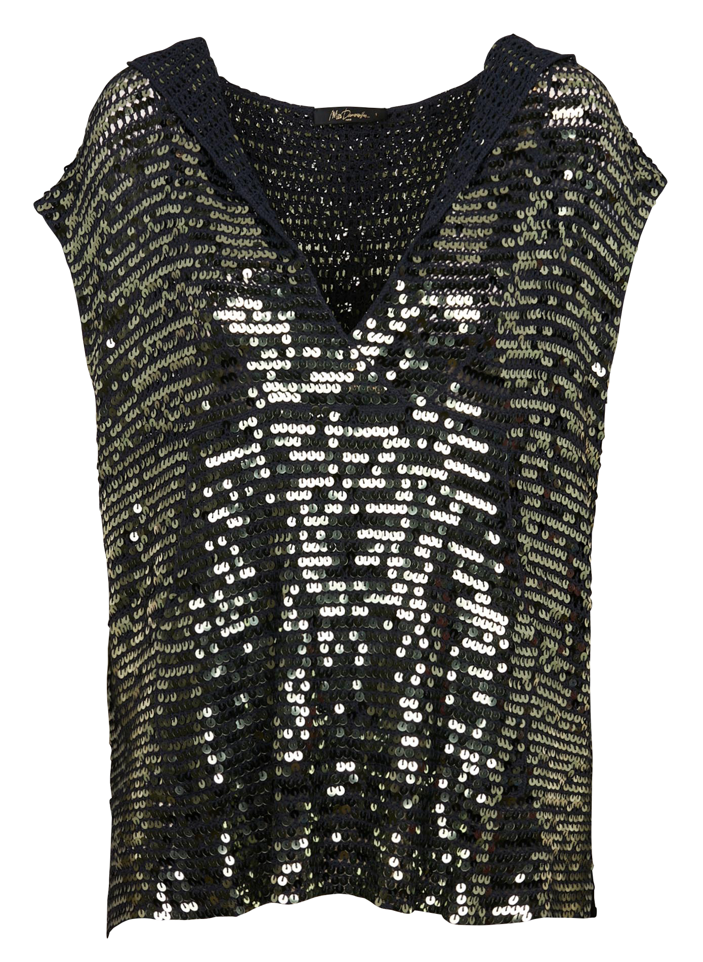 CASPIAN - Top sans manches à sequins| Gris