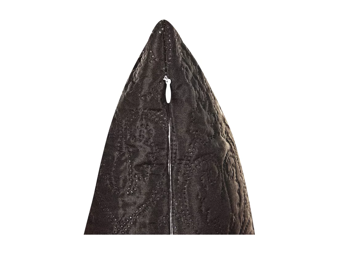 Couvre-lits avec coussins RAYEN 160 x 220 cm Marron