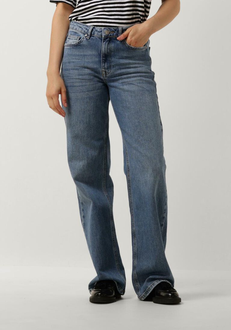 MY ESSENTIAL WARDROBE blauwe my essential wardrobe wide jeans 35 the louis 139 high wide y