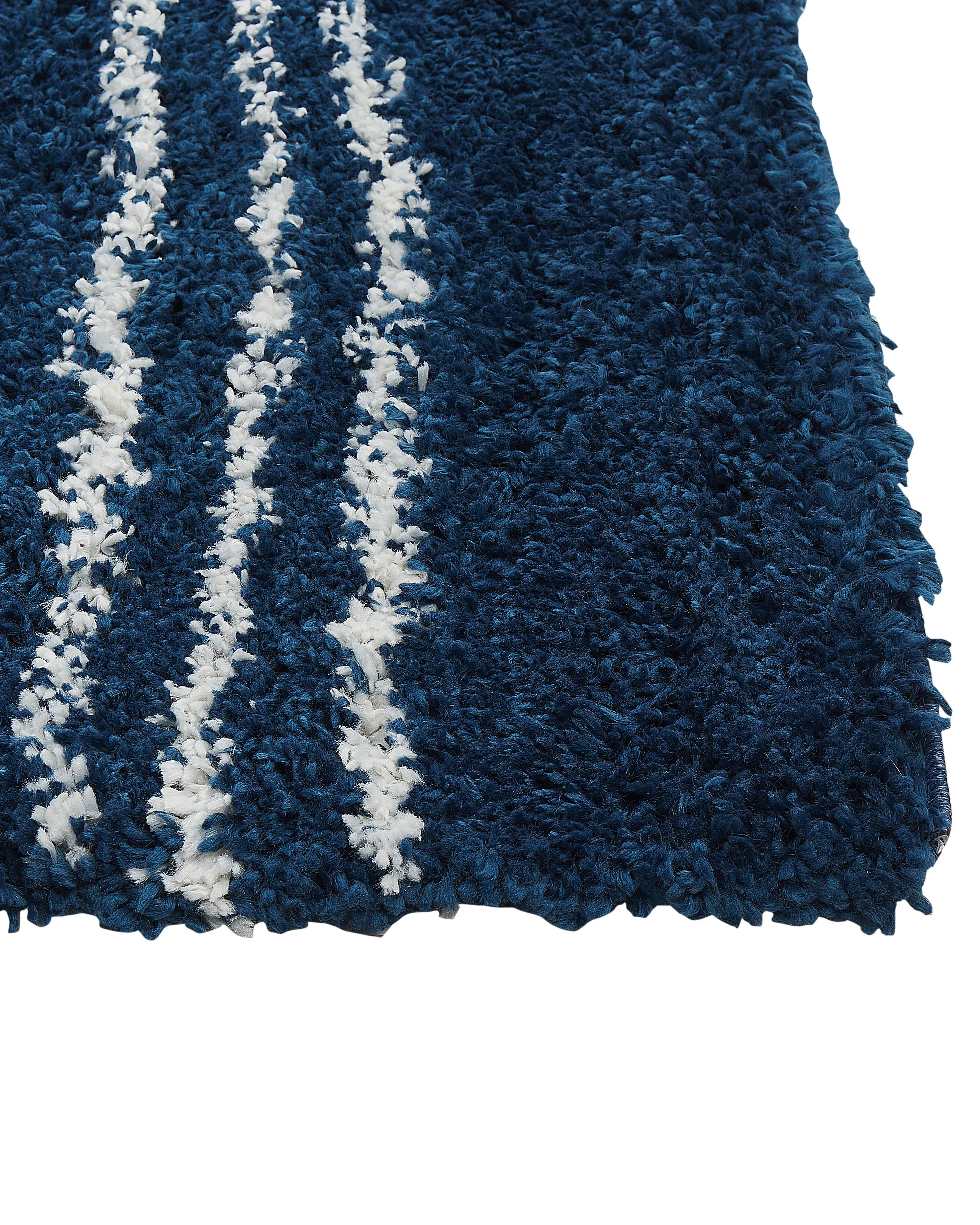 Hoogpoligvloerkleed TASHIR Blauw 160 x 230 cm