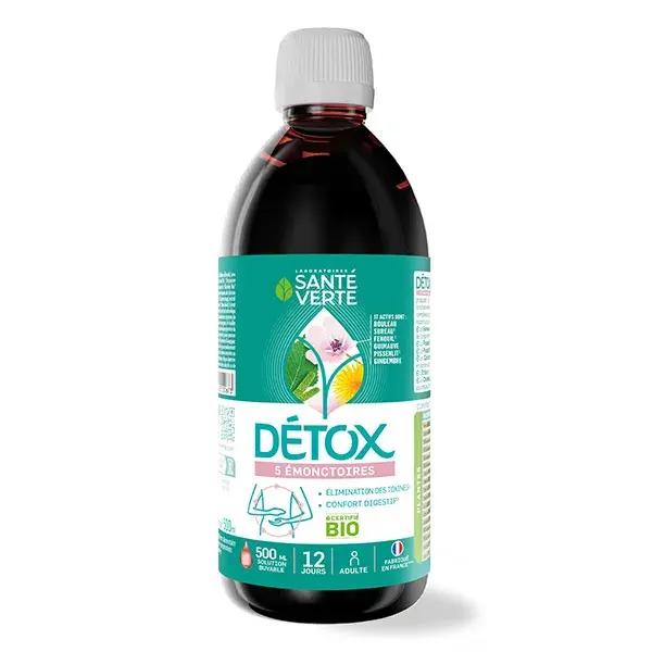 Santé Verte Detox Orgânico 500ml