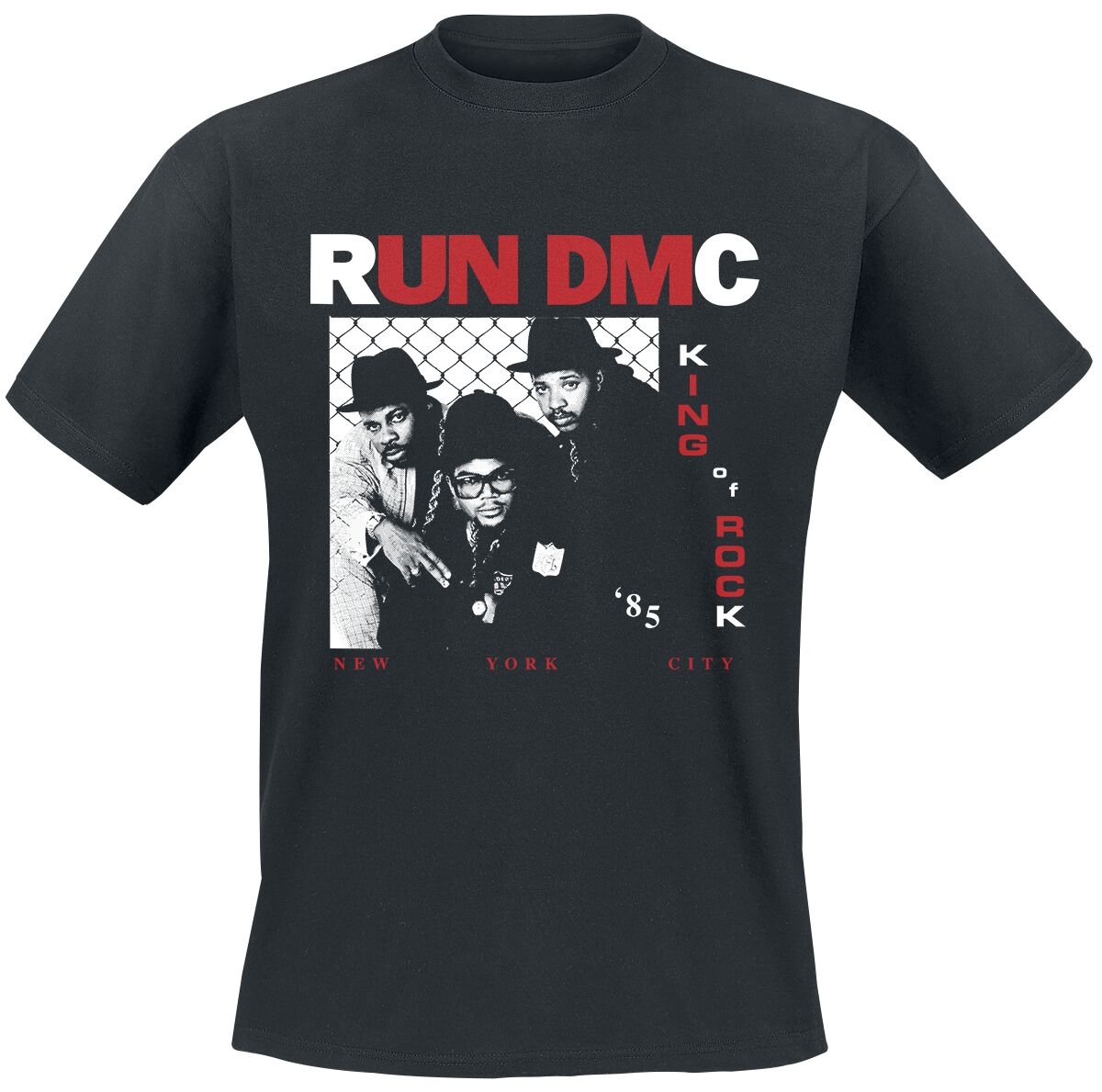 King Of Rock Photo | Run DMC T-Shirt Manches courtes