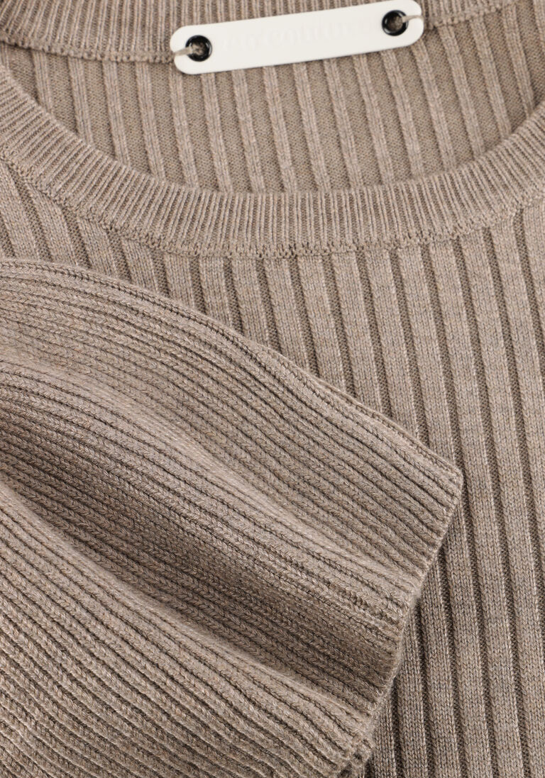 beige co'couture top balin wide cuff knit
