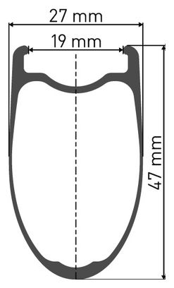 Roue Arrière DT Swiss HEC 1400 Spline 47 | Boost 12x148mm