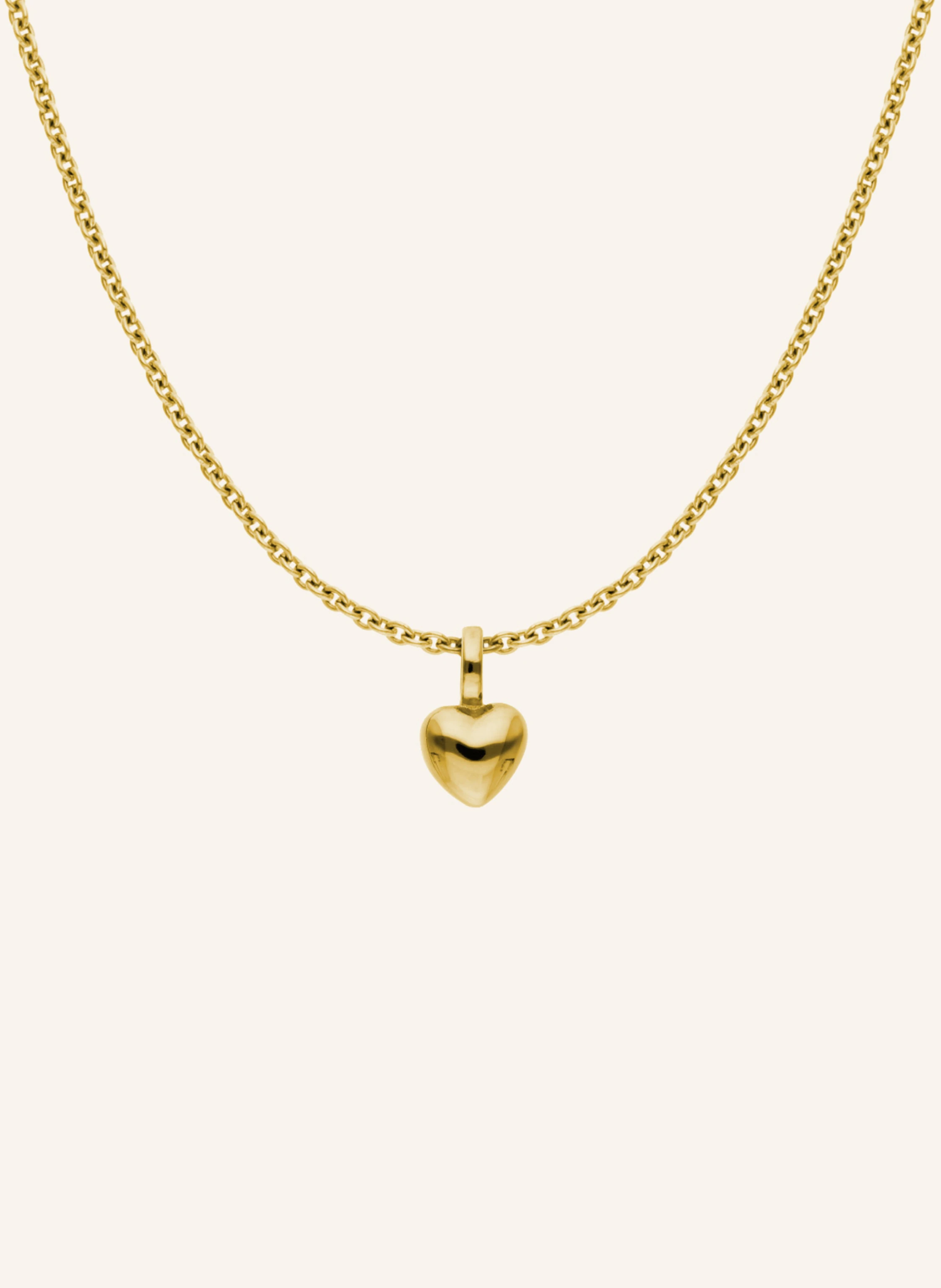 CADA Kette ROUND TINY HEART