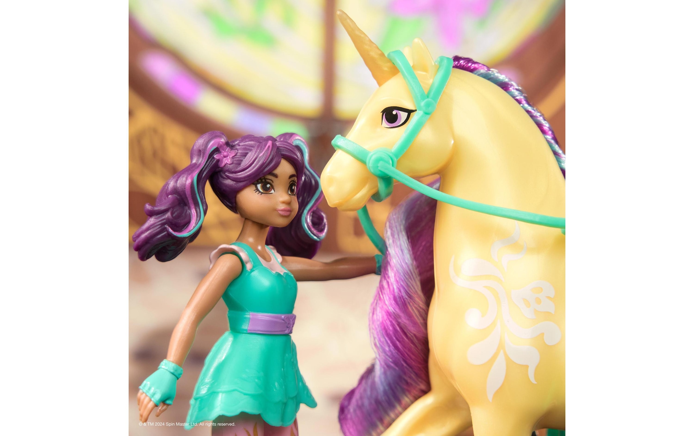 Spin Master Anziehpuppe »Unicorn Academy Ava Doll & Leaf Unicorn«
