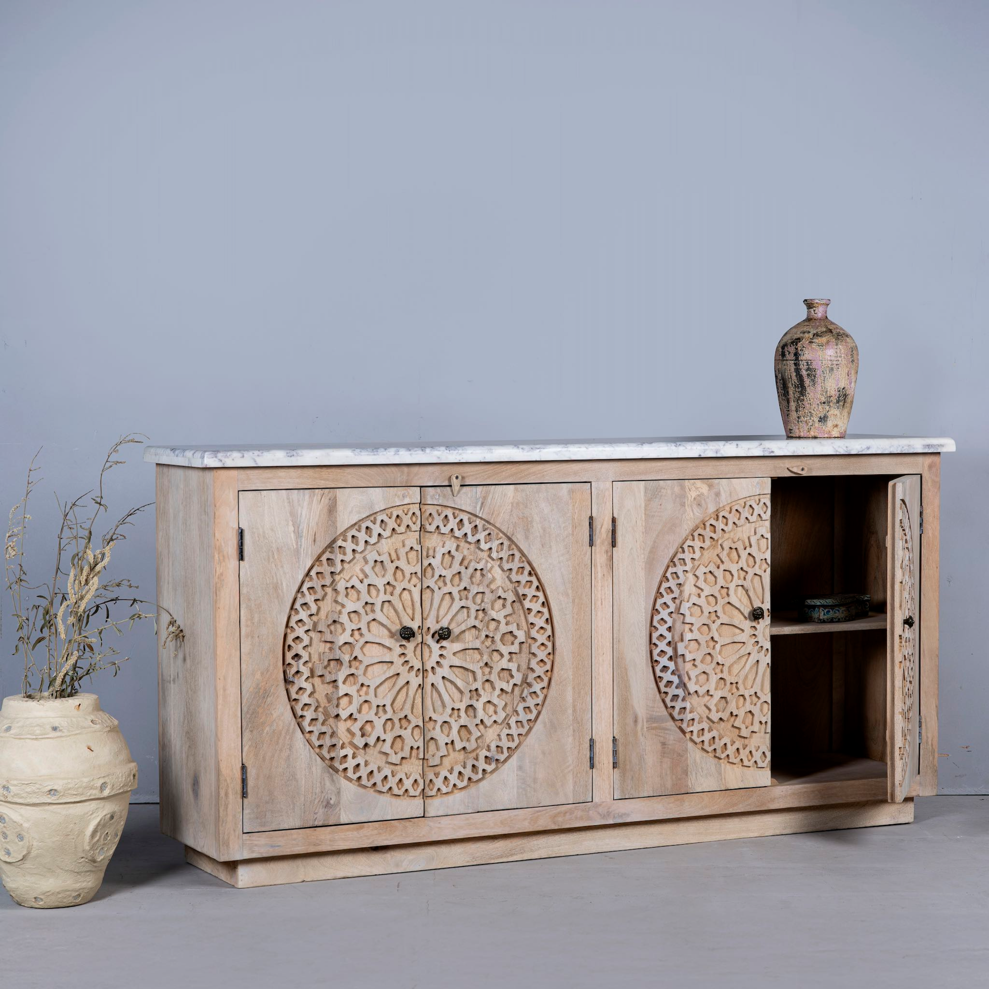 Dressoir met marmeren blad Shyla #1