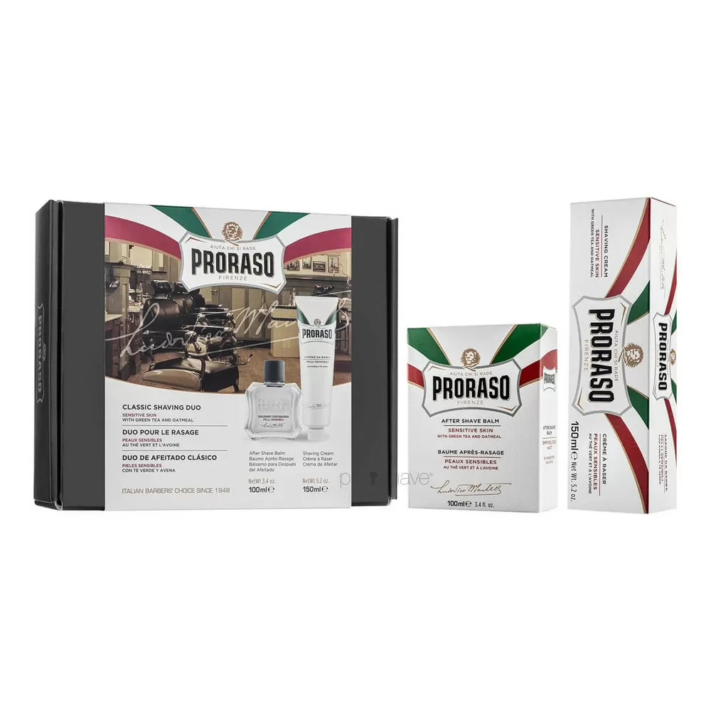 Proraso Barbercreme & Aftershave Balm Sensitive - 1 stk.