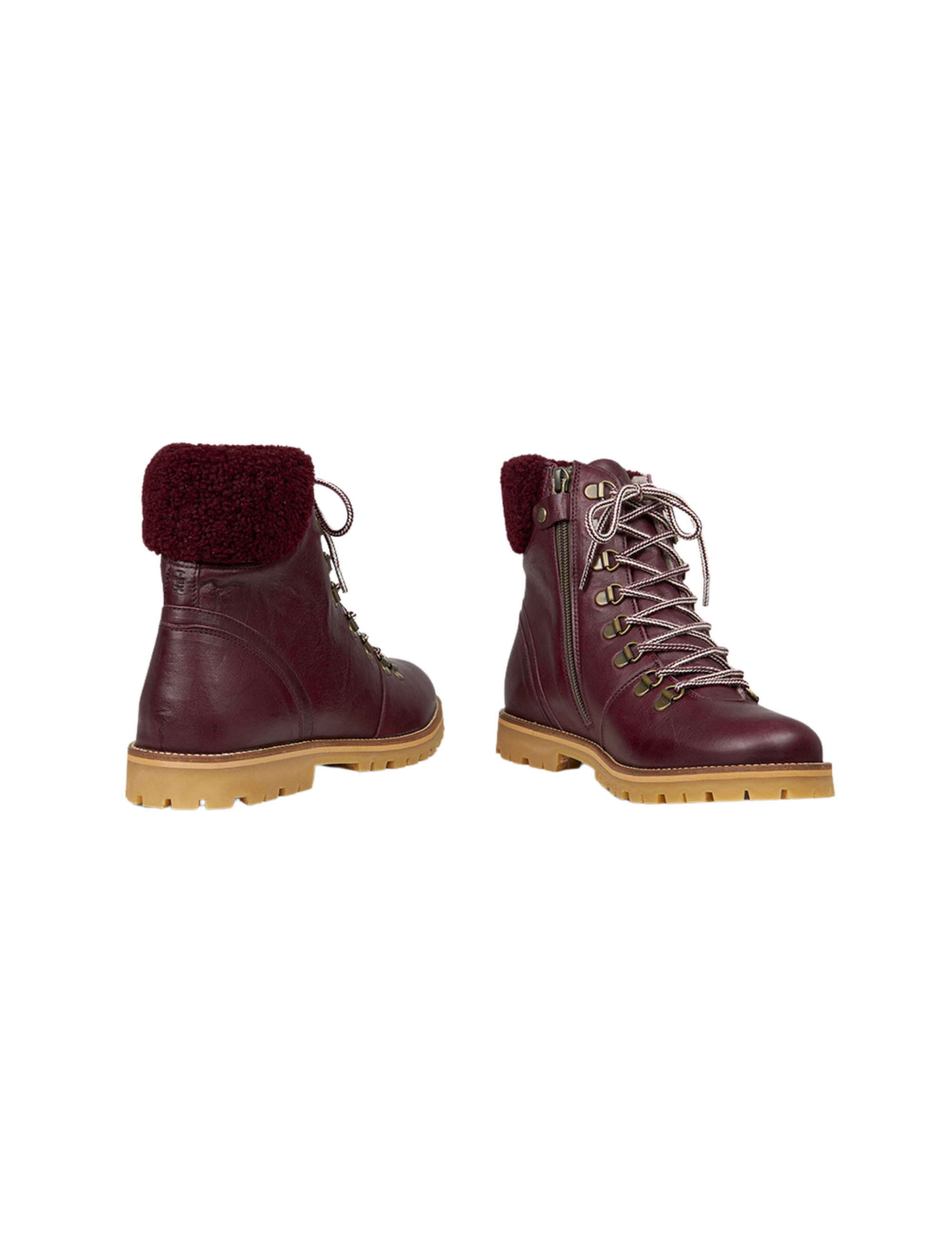 Shearling Winter Boot Women - Plum