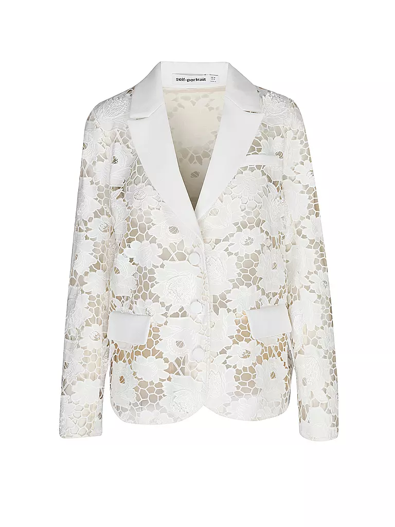 SELF-PORTRAIT Blazer weiss