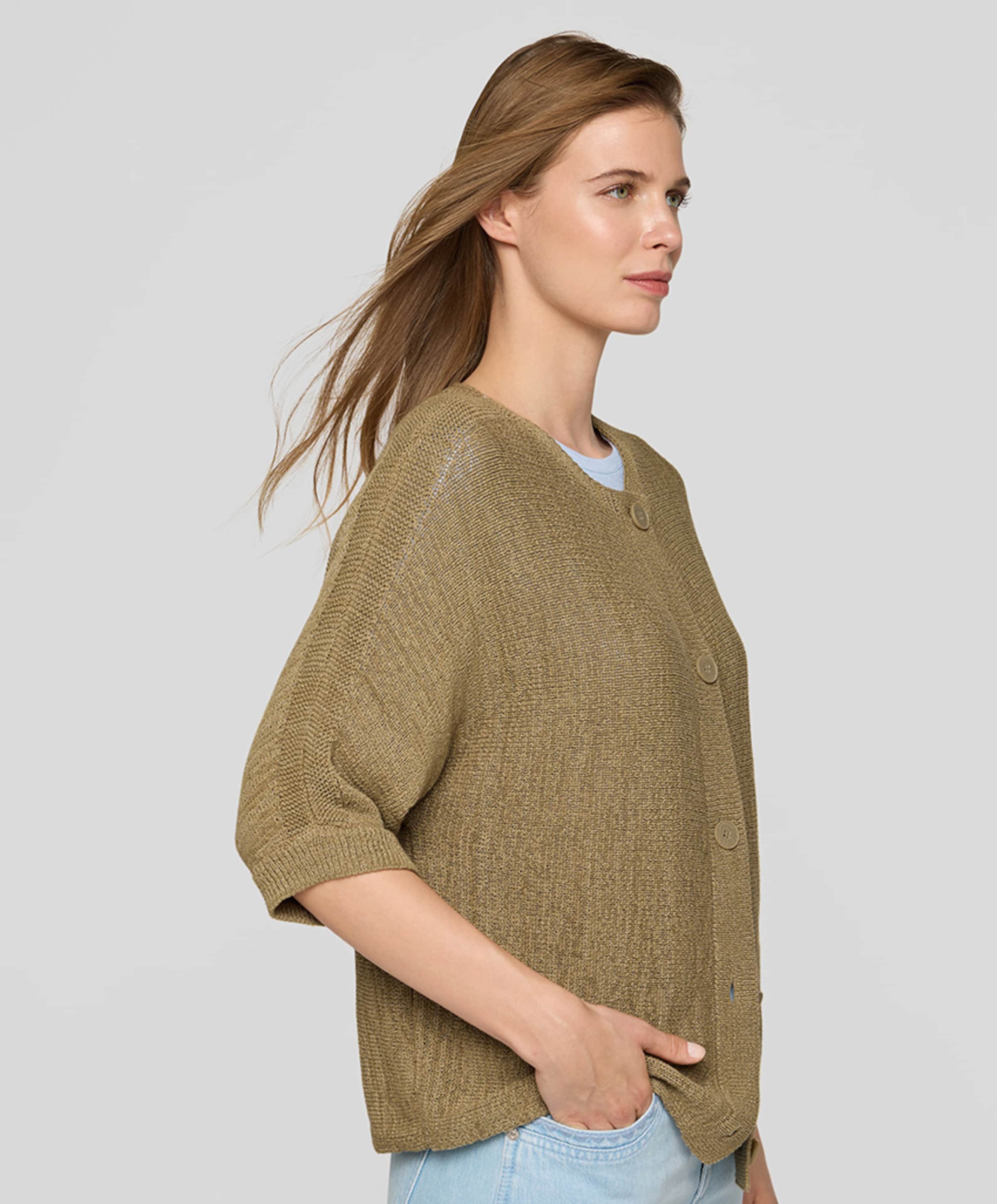 Rabe Dames vest groen
