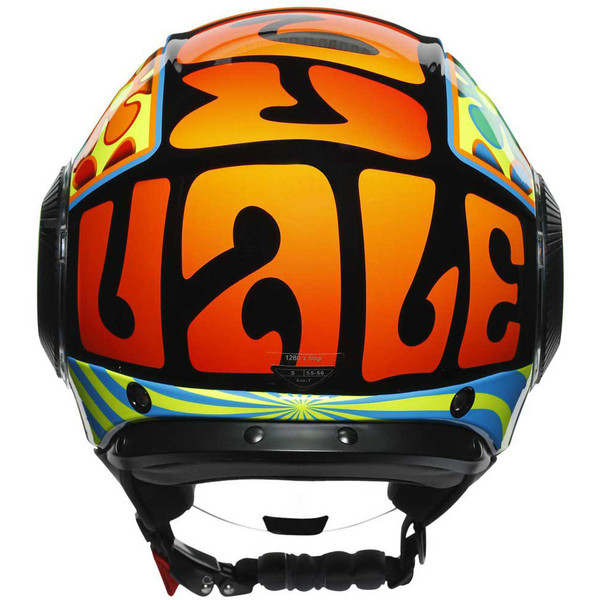 AGV - Casque Orbyt Valencia 2003 Bleu / Jaune / Orange
