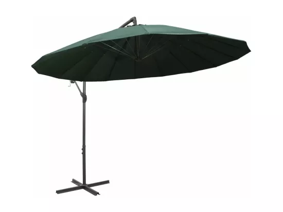 Parasol suspendu Vert 3 m Aluminium