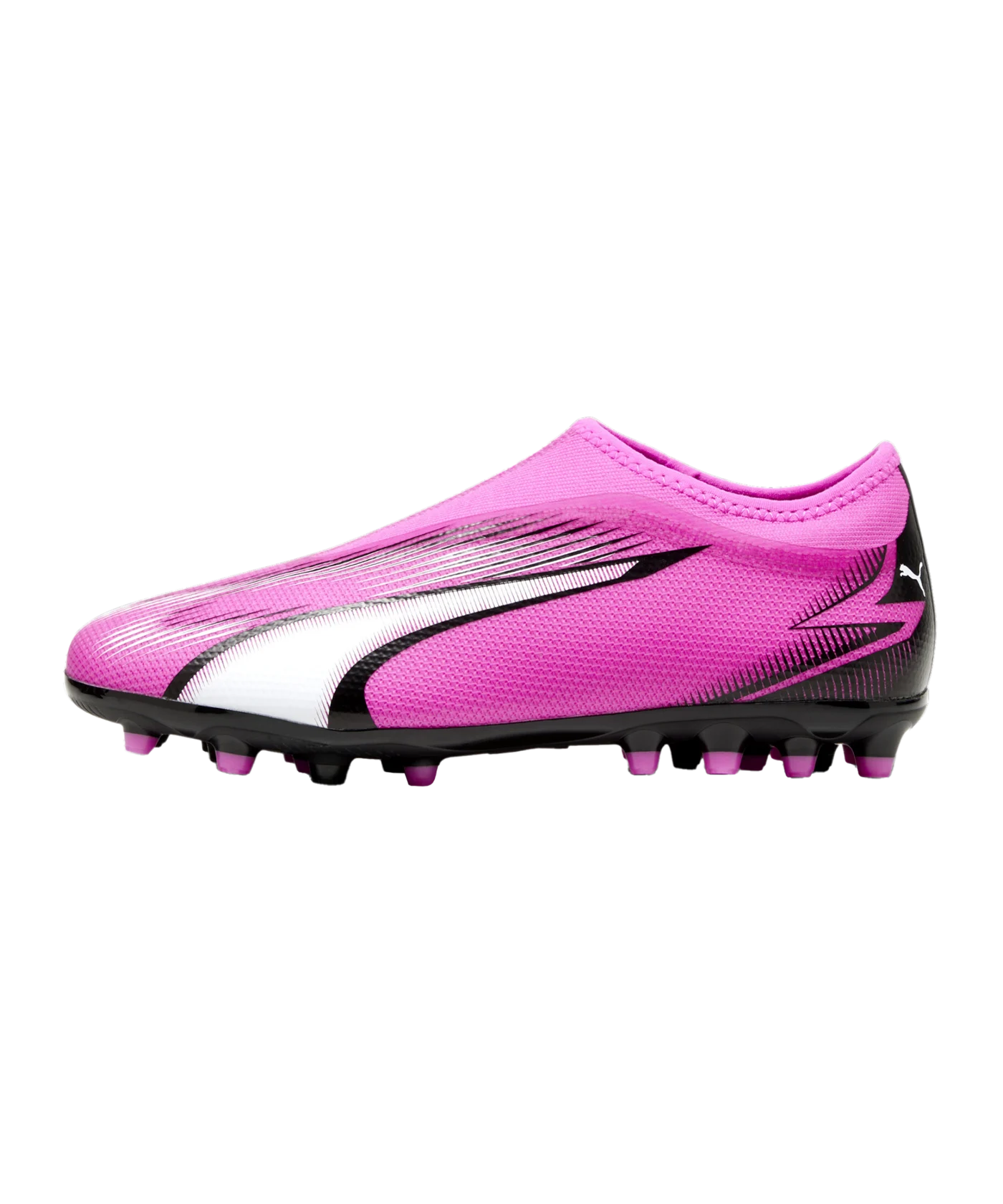 PUMA ULTRA Match LL MG Phenomenal Jr Kids Pink Weiss Schwarz F01