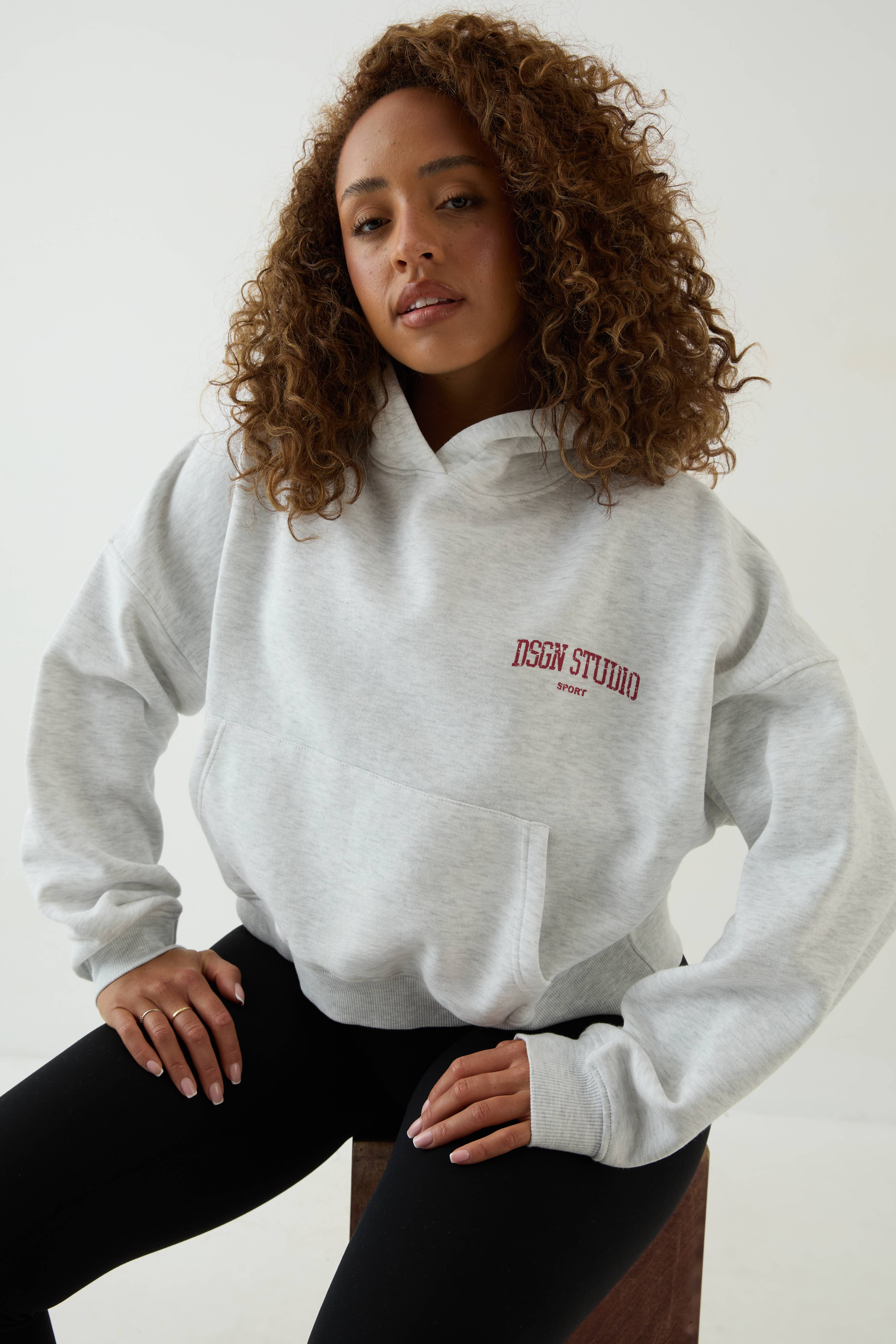 Sweat À Casynthétiqueche Boxy Imprimé Collegiate Dsgn Studio