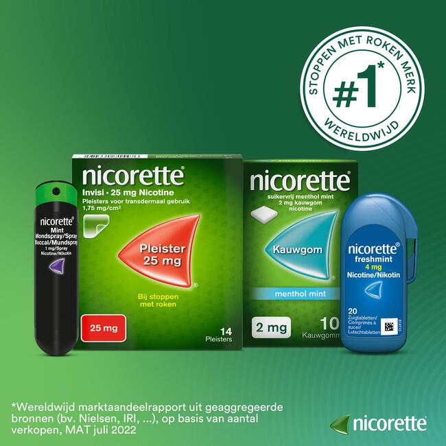 Nicorette Patch 25 MG 14 stuks