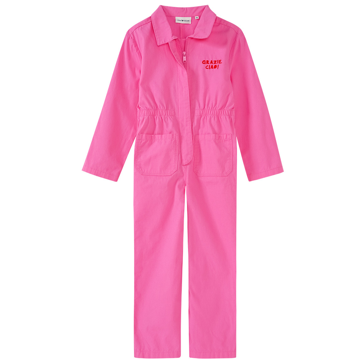 Jonas Nielsen Mädchen Overall aus Bio-Baumwolle pink