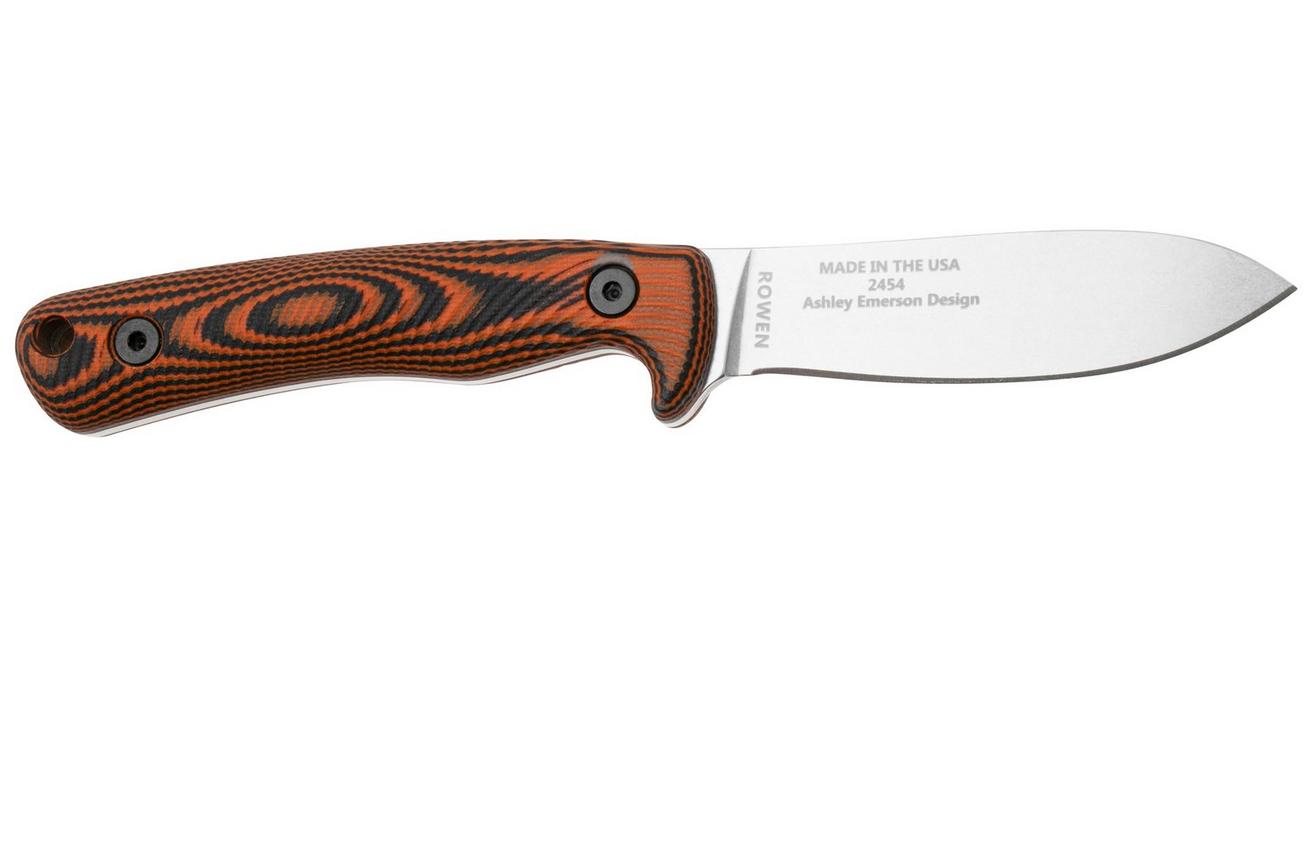ESEE Knives Ashley Emerson EE-AGK35V, S35VN Orange G10, jachtmes